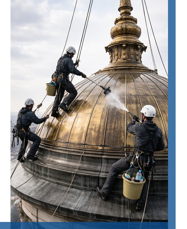 Мойка куполов и шпилей в Ухте от 8100 р. - заказать | ВЫСОТНИК-Хта