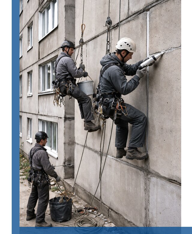 Герметизация межпанельных швов в Ухте с гарантией герметичности