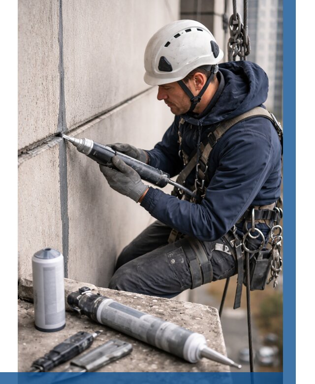 Вторичная герметизация швов в Ухте от 456 р. | ВЫСОТНИК-Хта