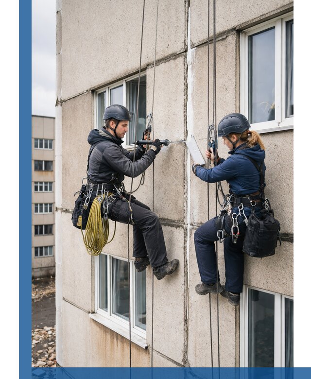 Герметизация межпанельных швов тёплым швом в Ухте