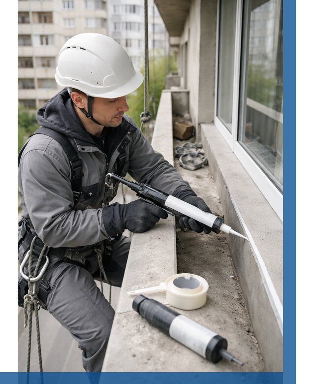 Герметизация швов лоджии в Ухте от 4556 р. | ВЫСОТНИК-Хта