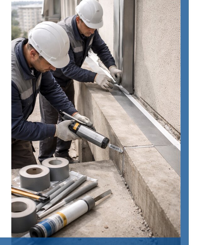 Герметизация примыкания балкона в Ухте от 4556 р. | ВЫСОТНИК-Хта