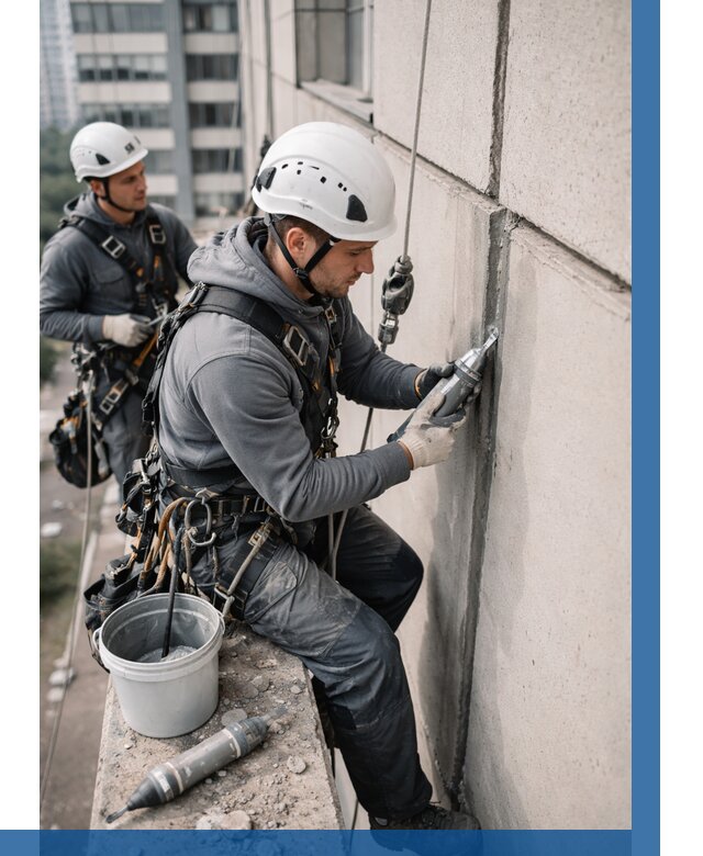 Ремонт деформационных швов здания в Ухте от 1013 р. | ВЫСОТНИК-Хта