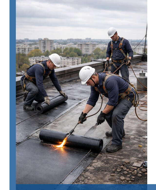 Ремонт наплавляемой кровли в Ухте качественно и надежно
