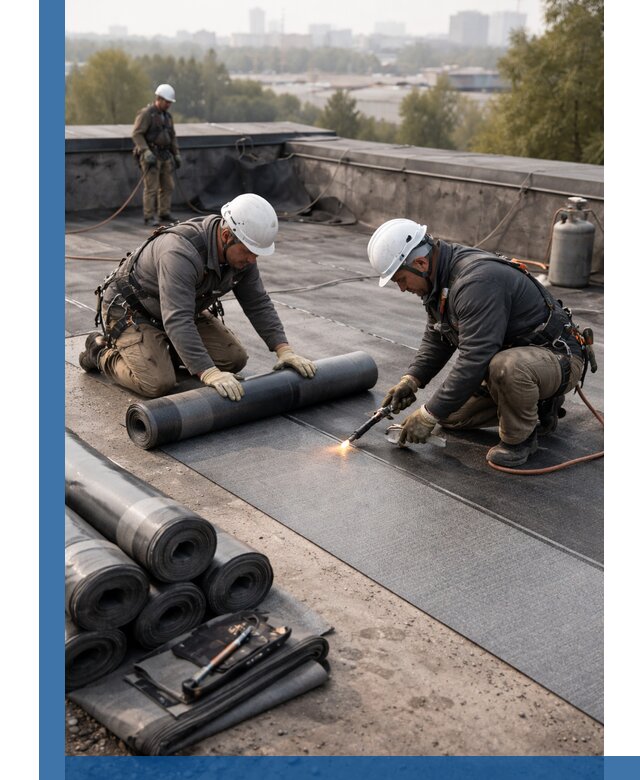 Монтаж мягкой кровли в Ухте профессионально и надежно
