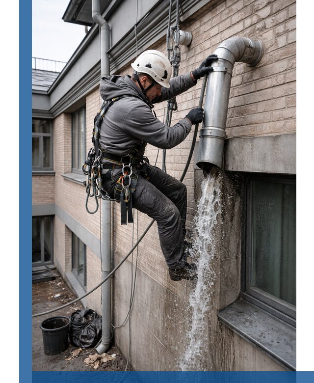 Профессиональная прочистка водосточных труб в Ухте с гарантией