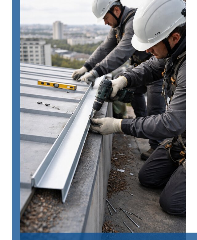 Монтаж капельника на кровле в Ухте с гарантией качества