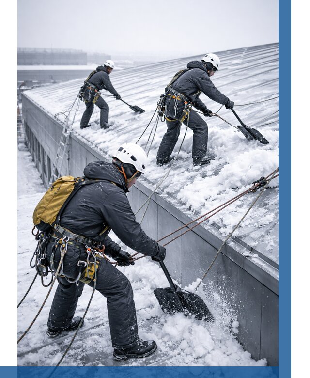 Очистка навесов от снега в Ухте от 4556 р. | ВЫСОТНИК-Хта