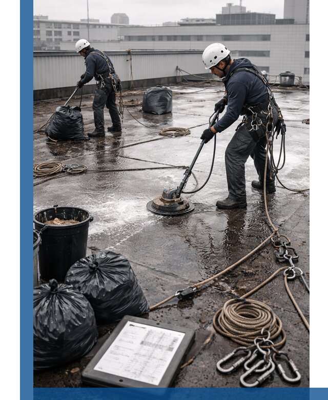 Плановая очистка кровли по графику в Ухте для безопасности