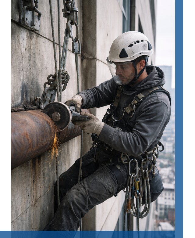 Резка металла на высоте в Ухте по цене от 4556 р. | ВЫСОТНИК-Хта