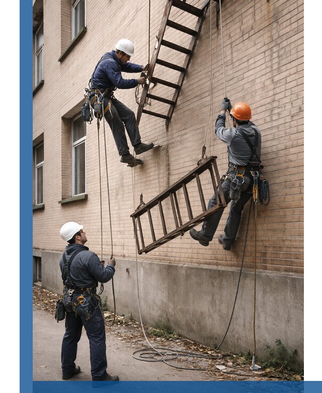 Демонтаж пожарной лестницы в Ухте быстро и безопасно