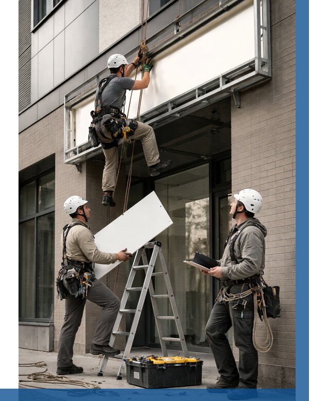 Монтаж светового короба в Ухте от 6581 р. | ВЫСОТНИК-Хта