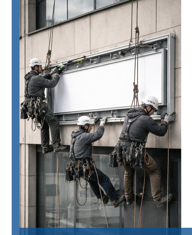 Профессиональный монтаж светового короба под ключ в Ухте