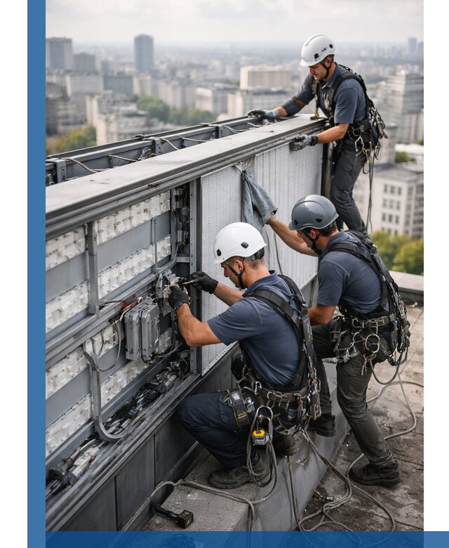 Профессиональное обслуживание крышной рекламы в Ухте под ключ