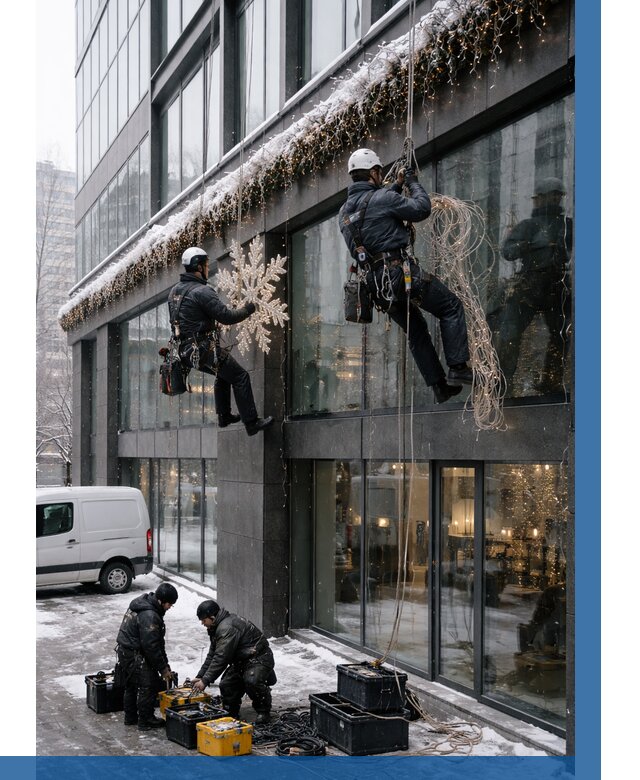 Демонтаж новогоднего оформления в Ухте от 5569 р. | ВЫСОТНИК-Хта