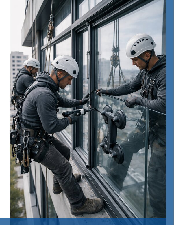 Витражное остекление зданий в Ухте от 3544 р. | ВЫСОТНИК-Хта