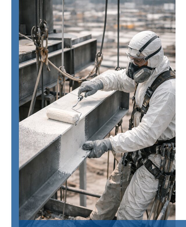 Профессиональная огнезащитная обработка металлоконструкций в Ухте