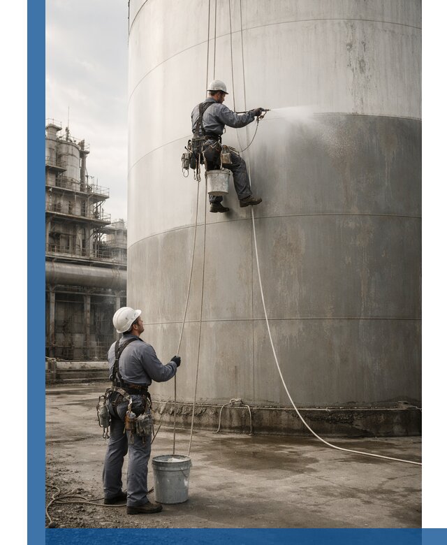 Покраска стальных резервуаров и емкостей в Ухте профессионально