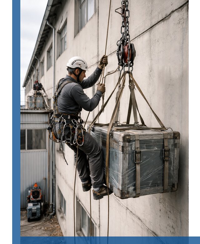 Подъем грузов на высоту в Ухте для промышленных объектов