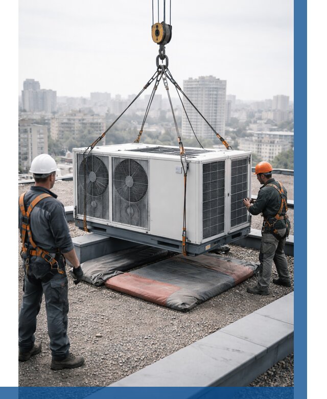 Подъем груза на крышу в Ухте от 5063 р. | ВЫСОТНИК-Хта заказать