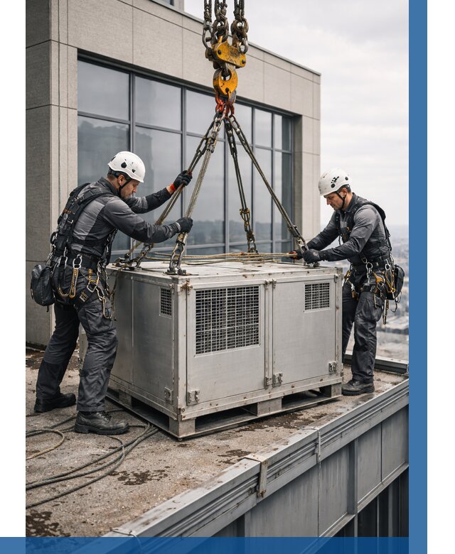 Такелажные работы на высоте в Ухте от 8100 р. | ВЫСОТНИК-Хта