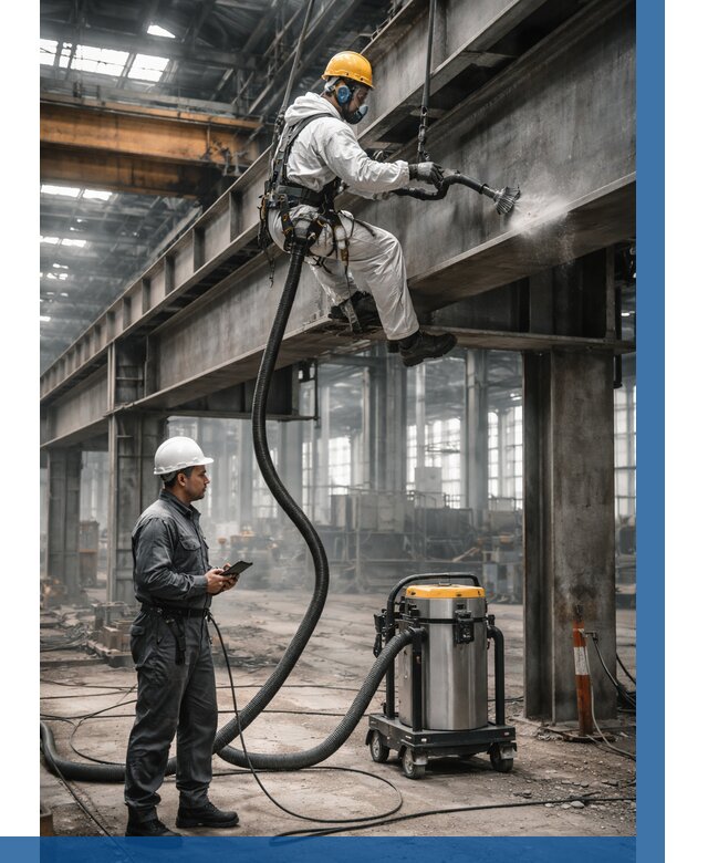 Обеспыливание конструкций в цехе в Ухте от 4253 р. | ВЫСОТНИК-Хта