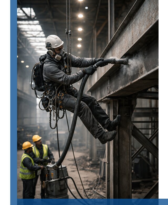 Обеспыливание конструкций в цехах промышленного производства в Ухте