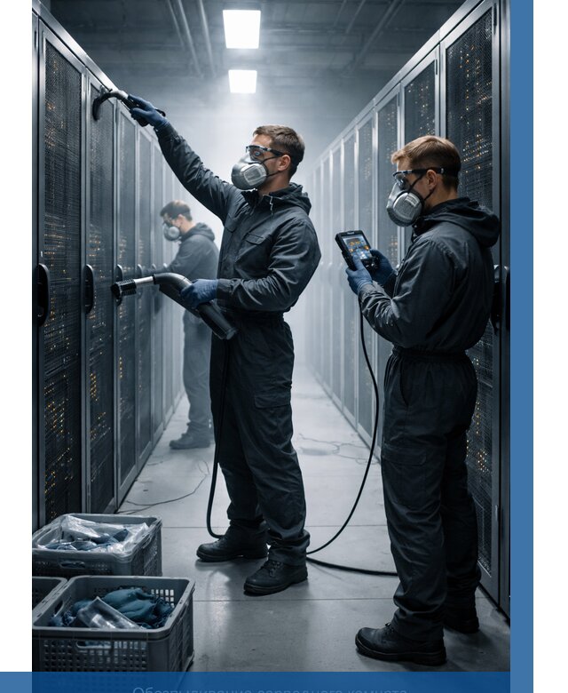 Обеспыливание серверной комнаты в Ухте от 4556 р. | ВЫСОТНИК-Хта