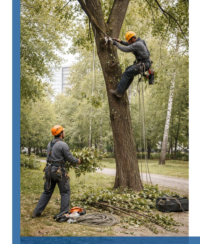 Санитарная обрезка деревьев в Ухте, профессионально и безопасно