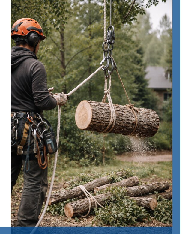 Валка деревьев частями в Ухте от 7594 р. | ВЫСОТНИК-Хта