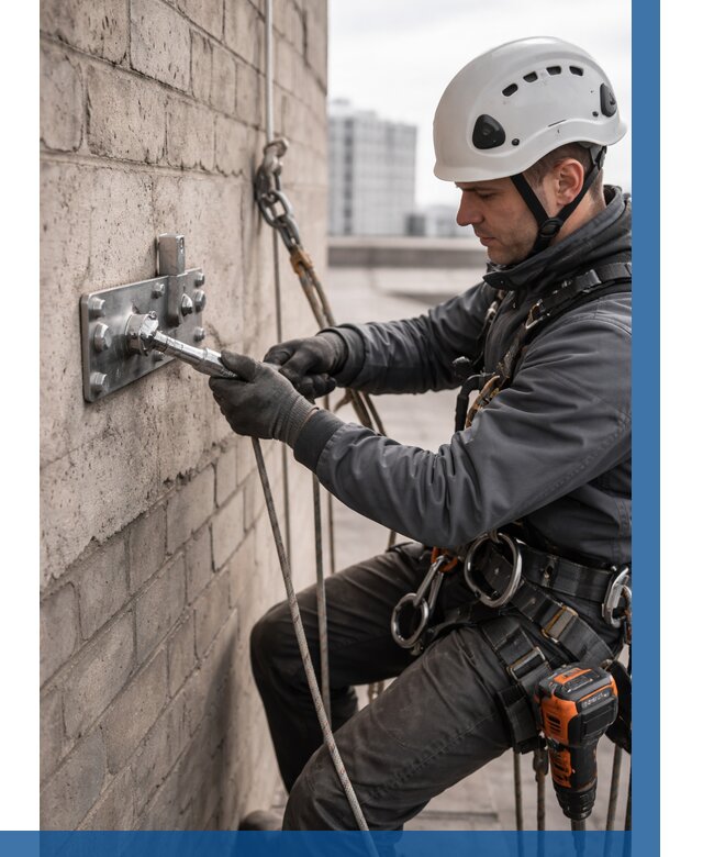 Установка анкерных точек в Ухте от 3544 р. | ВЫСОТНИК-Хта